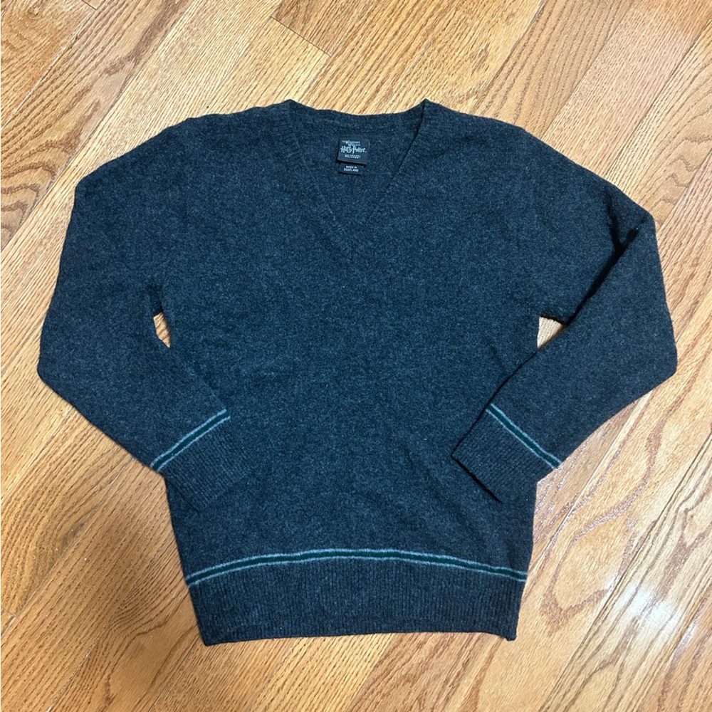 Harry Potter Slytherin Official Wool Sweater